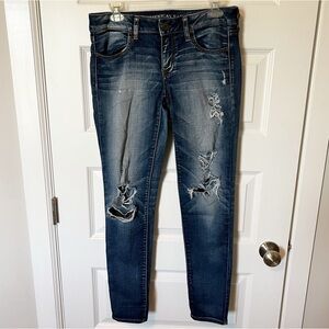 American Eagle Distressed Jegging Jeans